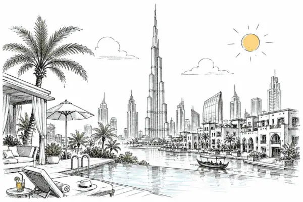 Dubai Hotel Prices Drop 35% in July–August: The Bookie’s Booking Window