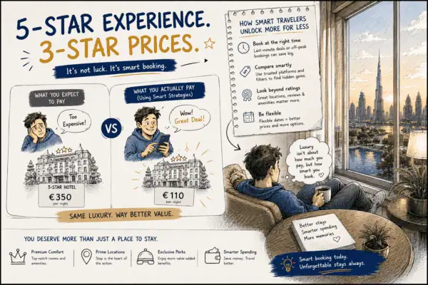 How to Book a 5-Star Hotel at 3-Star Prices: The Bookie’s Playbook
