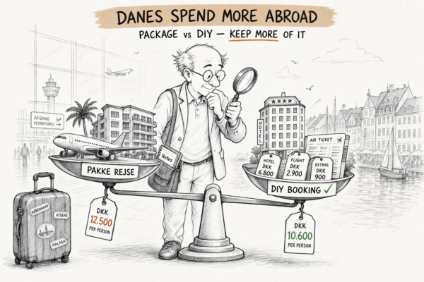Danes Spend More Abroad Than Almost Anyone in Europe. Here’s How to Keep More of It.